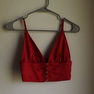 Red Bralette Tee